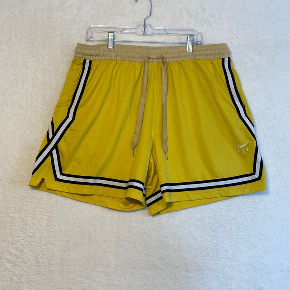 Nike Other - Nike Dri-Fit Basketball Shorts Yellow Athletic Gym Workout Men's XXL